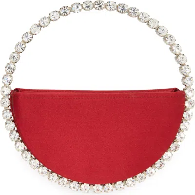 L'alingi Eternity Crystal Top Handle Bag In Brick