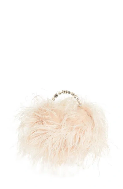 L'alingi Taliyah Feather Top Handle Bag In Sand