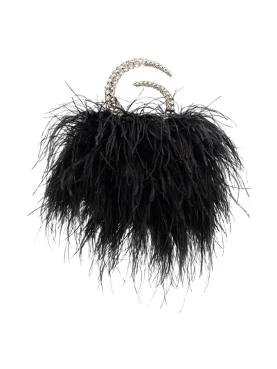 L'alingi Women's Karma Feather Pouch In Black