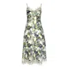 Lalipop Design Women's Abstract Print Linen Midi Dress
