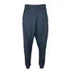 Lalipop Design Women's Blue Slouchy Harem Pants-indigo In Blue