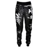 Lalipop Design Women's Double-sided Sequined Black Faux Leather Track Pants In Black