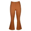 Lalipop Design Women's Neutrals Brick Color Cropped Pants In Black