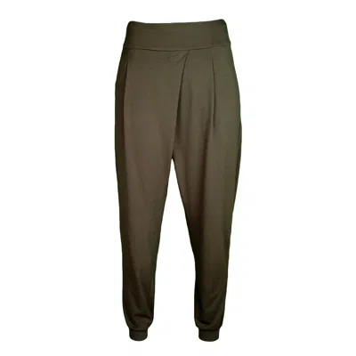 Lalipop Design Women's Neutrals Slouchy Harem Pants-khaki In Yellow