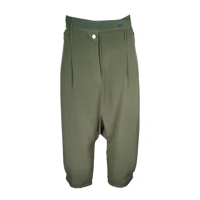Lalipop Design Women's Olive Baggy Pants In Green