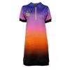 LALIPOP DESIGN WOMEN'S OMBRE MINI SWEATSHIRT DRESS
