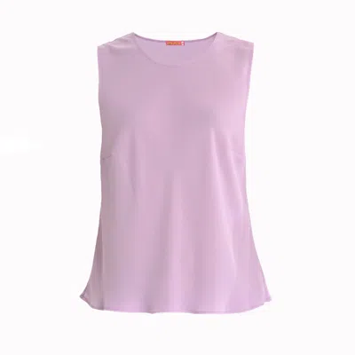 Lalipop Design Women's Purple Solid Satin Blouse