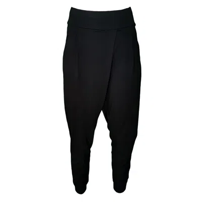 Lalipop Design Women's Slouchy Harem Pants-black