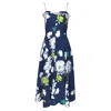 Lalipop Design Women's Two Chain-link Shoulder Straps Midi Dress In Yellow