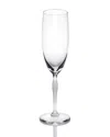 Lalique 100 Points Crystal Champagne Flute In Clear