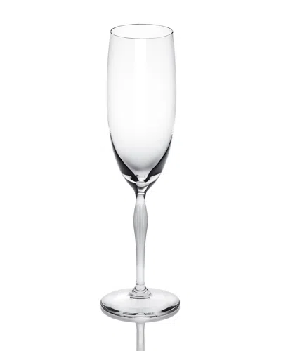 Lalique 100 Points Crystal Champagne Flute In Clear