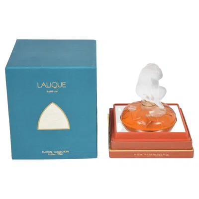 Pre-owned Lalique 1996 Le Nu Flacon Perfume Numbered Limited Edition Large 3 Oz. In Blue