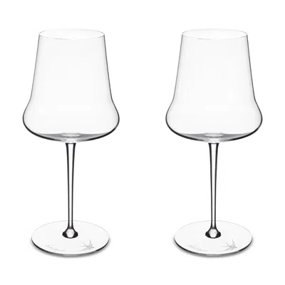 Lalique 1er Cru Wine Glasses, Set Of 2 In Transparent