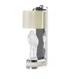 Lalique 2 Perruches Wall Lamp In Silver