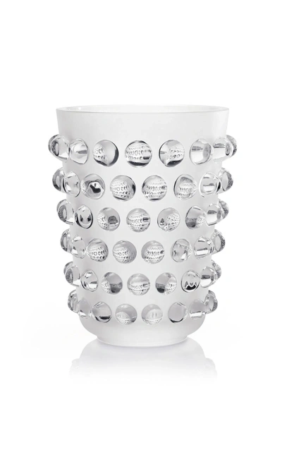 Lalique 2023 Vintage Mossi Crystal Vase In Clear