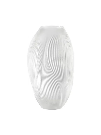 Lalique Alizé Crystal Vase In Transparent