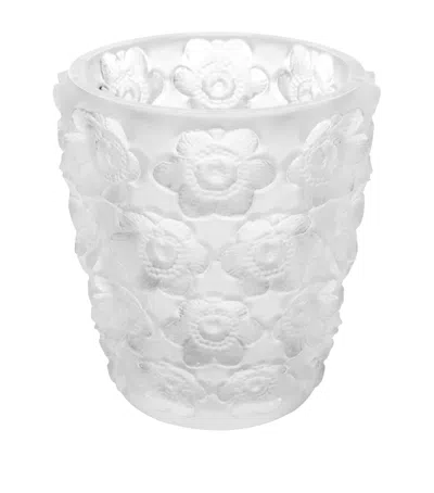 Lalique Anemone Votive In Transparent