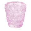 Lalique Anemones Pink Luster Votive In Pink