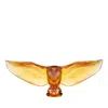 Lalique Barn Owl In Amber
