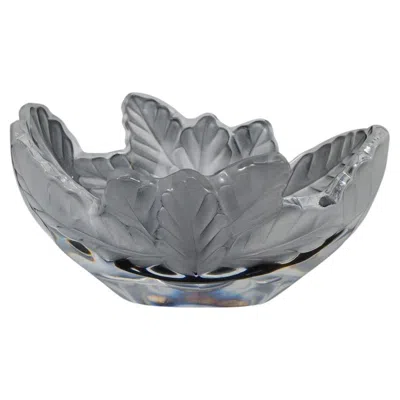 Pre-owned Lalique Beautiful Exquisite Estate Original Mini Champs Elysees Design  Bowl In Transparent