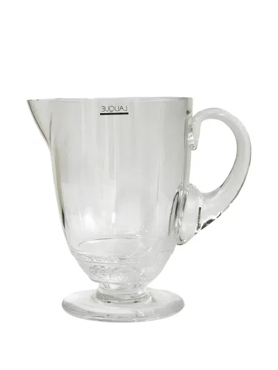 Lalique Brocca Phalsbourg Pitcher In Transparent
