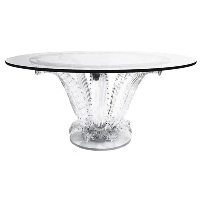 Pre-owned Lalique "cactus" Center Table, 20th Century In Gray