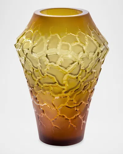 LALIQUE CALDERA MEDIUM VASE