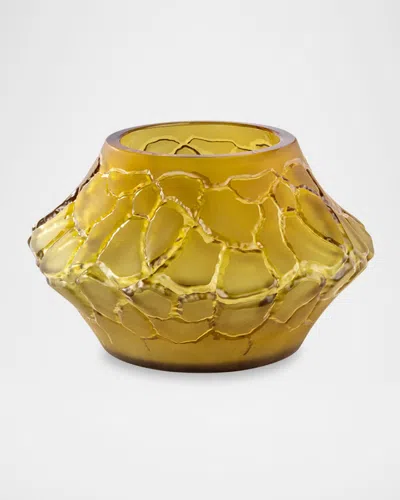 LALIQUE CALDERA SMALL VASE VOTIVE