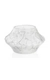 Lalique Crystal Caldera Small Votive Vase In Clear
