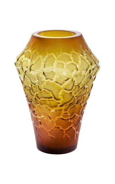 LALIQUE CALDERA VASE