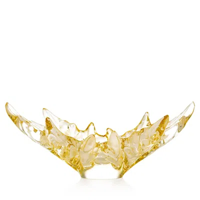 Lalique Champs-elysees Bowl - Gold Lustre