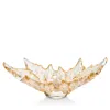 Lalique Small Champs Elysees Bowl In Gold Luster In Gold Luster