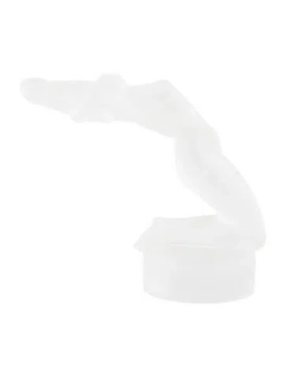 Pre-owned Lalique Chrysis Figurine In Clear