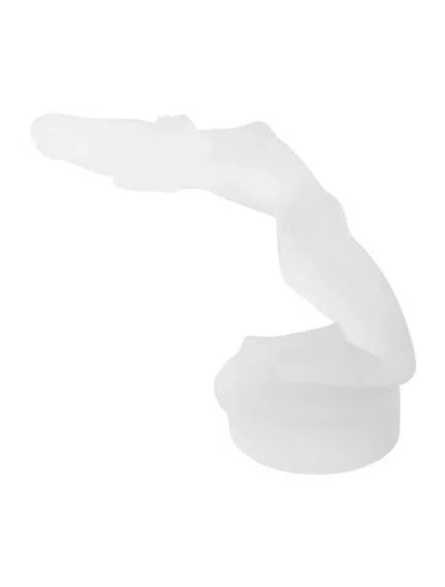Pre-owned Lalique Chrysis Figurine In Clear