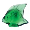 Lalique Classic Fish In Emerald
