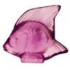 Lalique Classic Fish In Fuchsia
