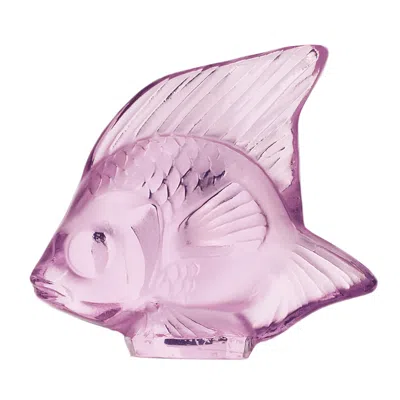 Lalique Classic Fish In Pink