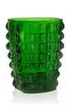 Lalique Crocodile Vase, Amazon Green In Green