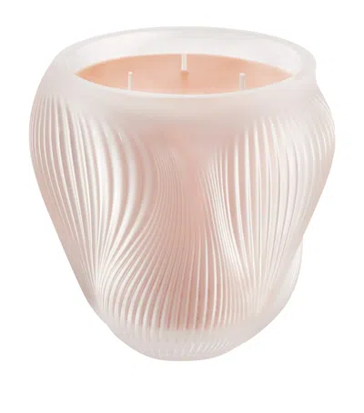 Lalique Crystal Alizé Scented Candle In Brown