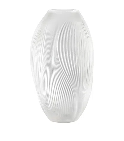 Lalique Crystal Alizé Vase In Clear