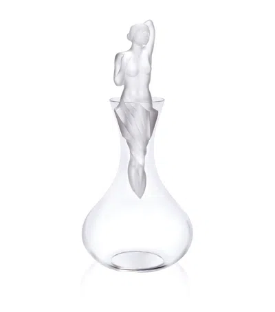 Lalique Crystal Aphrodite Decanter In Clear
