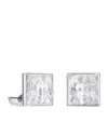 Lalique Crystal Arethuse Cufflinks In Clear
