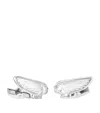 Lalique Crystal Arethuse Cufflinks In White