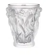Lalique Crystal Bacchantes Vase In Transparent