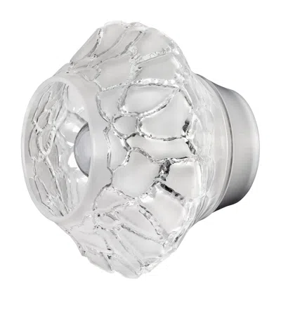 Lalique Crystal Caldera Wall Sconce In Transparent