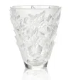 Lalique Crystal Champs-elysées Vase In Transparent