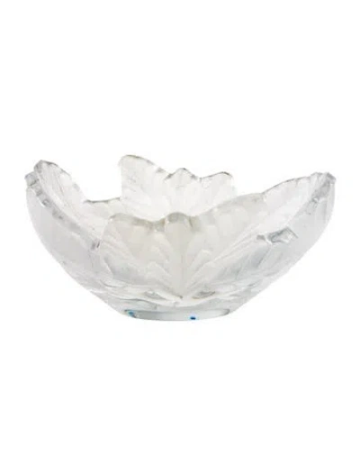 Pre-owned Lalique Crystal Compiègne Jardinière Centerpiece Bowl In Clear