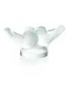 LALIQUE CRYSTAL DOVES FIGURINE