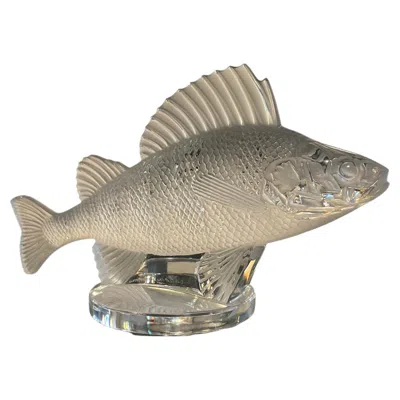Pre-owned Lalique Crystal Fish Figurine By  In Brown