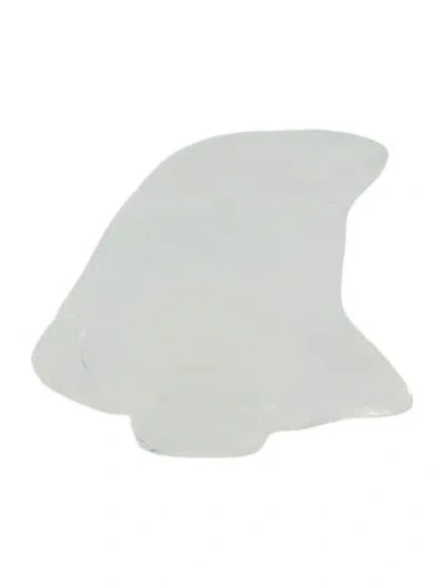 Pre-owned Lalique Crystal Fish Figurine In Transparent